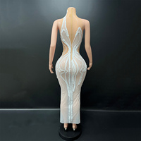 Novance Y5640 Dropshipping Robe de Cocktail Chic et Élégante pour Femme, Modèle 2026, la Plus Vendue, Sexy avec Diamants