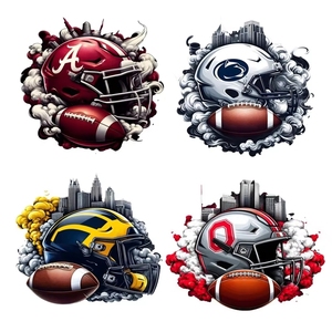 พิมพ์ลายด้วยความร้อนพิมพ์ DTF สำหรับวิทยาลัยฟุตบอลวิทยาลัยพิมพ์ลายพร้อมพิมพ์ฟุตบอล NFL DTF - Product Image 3