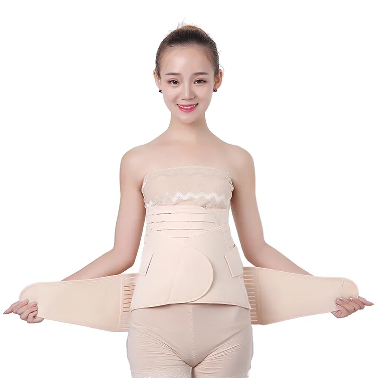 China top seller after pregnancy 3 in 1 postpartum girdle c section recovery belt post maternity belt
