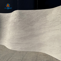 Pierre flexible Mcm Travertine 270 cm, pierre murale extérieure en pierre lunaire, matériau en argile modifié en forme de champignon, pierre flexible naturelle