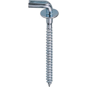 ตะขอไม้สกรูชุบสังกะสีรูปตัว L - Product Image 1