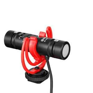 BOYA-Micrófono de doble cápsula XLR inalámbrico de escopeta de <span class=keywords><strong>condensador</strong></span>, micrófono para vídeo, iPhone, Android, teléfono inteligente, cámara, tableta - Product Image 1