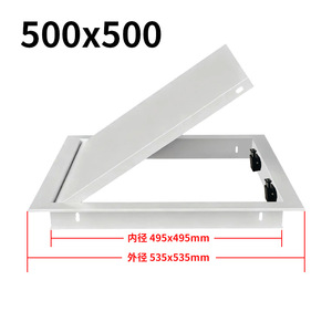 Plaque de couverture décorative en alliage d'aluminium pour inspection et accès aux systèmes de climatisation, pour plafond suspendu, égouts dissimulés et montage mural - Product Image 5