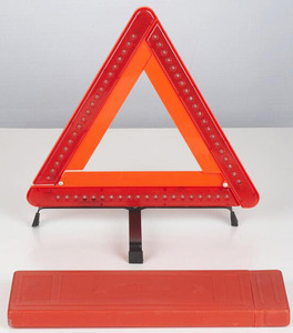 Señal de Advertencia de Seguridad Vial Plegable para Automóvil, Trípode, Triángulo de Advertencia de Peligro, Reflector - Product Image 2
