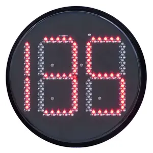 Traffic Countdowm Timer 300mm Half Digit Bi-color Red Green Traffic Light Waterproof Ip65 LED Countdown Meter