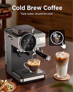 Machine à expresso avec moulin intégré, 20 bars, <span class=keywords><strong>cafetière</strong></span> tout-en-un avec mousseur à lait, fonction cold brew, 30 réglages de mouture CM5510 - Product Image 5