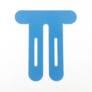 Cinta de kinesiología precortada para soporte de rodilla, cinta elástica muscular para adultos, unisex, mezcla de spandex, protección, uso en maratones - Product Image 1