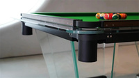 Dragon River Factory Direct Sales Table de billard de luxe haut de gamme en verre 7 pieds, cristal, qualité tournoi, personnalisable