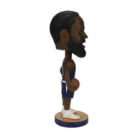 Statue de tête de pompon en résine artificielle personnalisée pour joueur de basket-ball de style sportif pour cadeau de décoration de bureau et de voiture