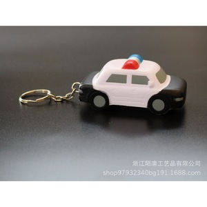 Porte-clés jouet anti-stress en forme de voiture de police, à récupération lente, unisexe, pour enfants de 5 à 7 ans - Product Image 1