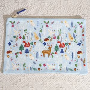 กระเป๋าเครื่องสำอางผ้าแคนวาสแบบมีซิปกระเป๋าเก็บของกระเป๋าเครื่องสำอางสำหรับเดินทางกระเป๋าเครื่องสำอางกระเป๋าผ้าใบพิมพ์ลายแบบกำหนดเอง - Product Image 3