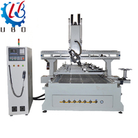 UBO 4 axes cnc pcb routeur machine 1325 Atc Cnc routeur 1530 3d sculpture sur bois découpeuse avec changeur d'outils linéaire