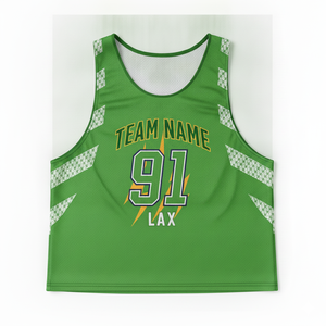 เสื้อกั๊กฝึกซ้อมลาครอสแบบกลับด้านได้ OEM สั่งทำพิเศษ ระบายอากาศได้ดี ผ้าโพลีเอสเตอร์ทนทาน ไม่ยับง่าย สำหรับฝึกซ้อมเป็นทีม - Product Image 2