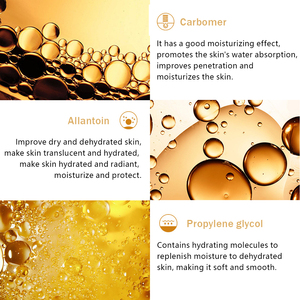 Oro de 24K para esencia hidratante, imprimación hidratante orgánica de <span class=keywords><strong>Aloe</strong></span> <span class=keywords><strong>Vera</strong></span>, cosméticos antienvejecimiento para la cara - Product Image 6
