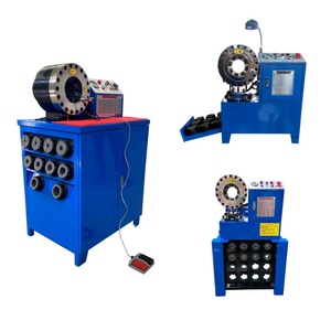 Cheap Factory Price Automatic High 1/4" to 2" Hydraulic Pipe Rubber Hose <b>Crimping</b> Press Machine With 10 <b>Sets</b> Dies Hydraulic Hose - Product Image 2