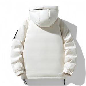 Giacca Invernale da Uomo in Maglia Traspirante con Cerniera e Logo Personalizzato, Cappotto Casual per Esterni - Product Image 4