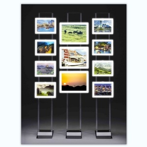 Custom Rectangle Real Estate Light <b>Box</b> Digital Signage Advertising Ultra-Thin Acrylic <b>A3</b> Size Hanging LED Light <b>Box</b> - Product Image 3