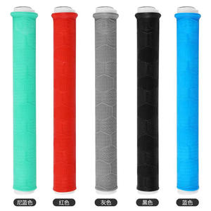 New Extended One Pull <b>Fishing</b> Rod <b>Grip</b> Silicone Handle Cover Light Blue Red Black Gray Blue Purple Glow In Dark - Product Image 1