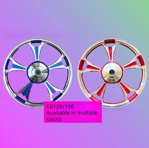 Nouvelles jantes de moto en alliage d'aluminium de 17/18 pouces pour CG125/CG150, accessoires pour roues et pneus de moto - Product Image 3