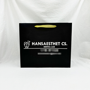 Cửa hàng tùy chỉnh sang trọng các tông gói quà tặng Túi giấy và đồ trang sức gói túi giấy với Ribbon xử lý - Product Image 2