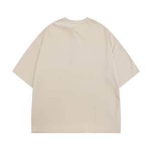 เสื้อยืดแขนสั้นสำหรับผู้ชายเสื้อยืดสตรีทแวร์ทรงหลวมลายการ์ตูนแมวซักแล้ว - Product Image 3