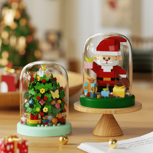 Compatible avec <span class=keywords><strong>Lego</strong></span>, mini blocs de construction <span class=keywords><strong>en</strong></span> forme de sapin de Noël, jouet éducatif pour enfants de 7 à 14 ans - Product Image 1