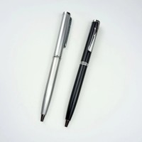 Bolígrafo de firma personalizable con sello de nombre de metal autoentintable, bolígrafo de sello de goma personalizado para uso en oficina