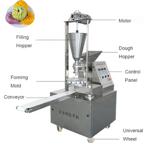 Máquina para hacer bollos a vapor Knishes de Arabia Saudita, máquina formadora de Mochi <span class=keywords><strong>baozi</strong></span>, máquina para hacer helados siopao, máquina para hacer mochi, barra de galletas - Product Image 5