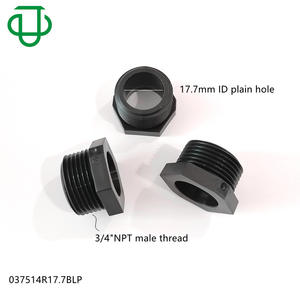 Tapones/Terminales de Tubo Externos Roscados NPT de 1/2-3/4 de Plástico PP Negro de Alta Calidad JU, Accesorio Genérico, Entrega Inmediata Disponible - Product Image 4
