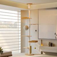Arbre à chat en fer de luxe classique, écologique, durable, peu encombrant, stable, anti-tremblement, DIY, petit modèle, vente en gros directe usine