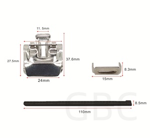 Thắt lưng nam thời trang <span class=keywords><strong>2025</strong></span> bán chạy, khóa kim loại, điều chỉnh được, 3 phần, đeo bên hông quần - Product Image 3