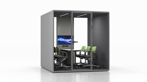 Cabina insonorizada para muebles de oficina, cabina de Oficina de Privacidad a la venta, cápsulas de trabajo portátiles silenciosas, cabina de teléfono con aislamiento acústico de absorción - Product Image 3