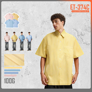 <span class=keywords><strong>Abito</strong></span> primaverile da <span class=keywords><strong>uomo</strong></span> <span class=keywords><strong>camicia</strong></span> formale <span class=keywords><strong>a</strong></span> <span class=keywords><strong>righe</strong></span> con colletto con risvolto da lavoro Top squadrato <span class=keywords><strong>a</strong></span> manica corta con bottone per <span class=keywords><strong>uomo</strong></span> di alta qualità - Product Image 3