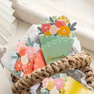 Biglietti di <span class=keywords><strong>auguri</strong></span> floreali perfetti per i compleanni di natale, grazie per la festa della mamma, grande regalo di carta per gli amanti degli amici di famiglia - Product Image 3