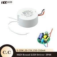 Alimentation à découpage mini ronde C.C6-20W 18-36W 40-50W 54-80W pour ventilateur intérieur et éclairage LED SKD PCBA
