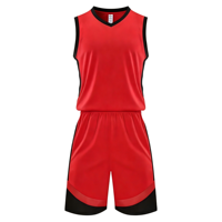 Maillots de basket-ball personnalisés, ensembles de basket-ball à séchage rapide, tenues de basket-ball d'été anti-humidité, ensembles de maillots de basket-ball personnalisés