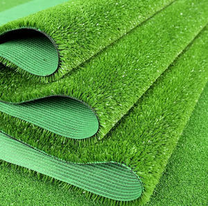 Decoración de Pared de Césped Artificial Verde de Polietileno Ignífugo y Duradero de 4.0m de Ancho para Barrera de Seguridad en Obras de Construcción - Product Image 3