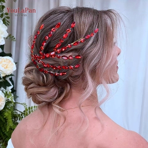 YouLaPan HP902 Elegante Fascia <span class=keywords><strong>per</strong></span> Capelli con Strass, Accessorio <span class=keywords><strong>per</strong></span> Sposa, Copricapo Elegante <span class=keywords><strong>per</strong></span> Matrimonio, <span class=keywords><strong>Accessori</strong></span> <span class=keywords><strong>per</strong></span> Capelli Fatti a Mano <span class=keywords><strong>per</strong></span> <span class=keywords><strong>Damigelle</strong></span> - Product Image 3
