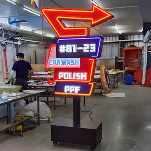 Insegna Luminosa a <span class=keywords><strong>LED</strong></span> per Attività Commerciali, Cartello Pubblicitario su Pilastro, Insegna Pylon a <span class=keywords><strong>LED</strong></span> - Product Image 6