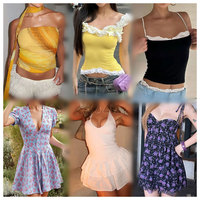 Vêtements de marque en vrac robe pour femmes liquidation de stock vente de robes pour femmes assorties pour l'été et les bébés