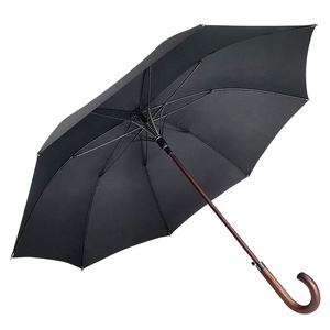 Fabricants <span class=keywords><strong>parapluie</strong></span> personnalisé en fibre de verre bois poignée droite <span class=keywords><strong>tempête</strong></span> <span class=keywords><strong>parapluie</strong></span> hommes Business bois Golf <span class=keywords><strong>parapluie</strong></span> - Product Image 3