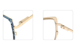 アイキャット対応ストックメタル眼鏡フレームロゴ顧客処方レディース革新的な高級アイウェア - Product Image 4