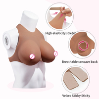 OEM/ODM Dernier Modèle de Poitrine en Silicone Fausse pour Travesti Drag Queen Shemale Gros Seins