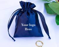 Sac à perruque en satin brillant doux, directement de l'usine, avec logo personnalisé, pochette multicolore à cordon, sac anti-poussière pour promotions