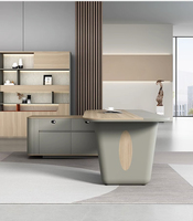 Mobilier de bureau de luxe Table de salon bureau de direction en bois chef d'entreprise à vendre