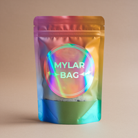 Sacs en feuille de mylar imprimés sur mesure avec emballage à fermeture éclair pochette debout pour sacs alimentaires de haute qualité