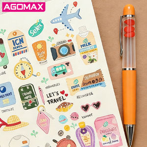 Bolígrafo Promocional de Aceite, ABS 3D, PVC, 0.5mm, Personalizable, con Aceite Flotante - Product Image 5