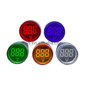 AD16-22DSV Loại AC 60-500V Mini Điện áp Meter LED hiển thị kỹ thuật số AC vôn kế chỉ số ánh sáng Pilot Đèn 110V 220V 22 Mét AD16 - Product Image 2