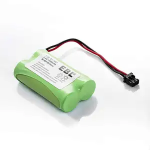 EBL teléfono inalámbrico 2,4 V 1400mAh NiMH batería recargable para Uniden BT1007 BT1015 BT904 BP904 BBTY0707001