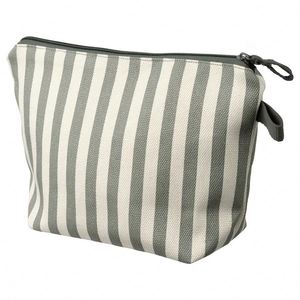 Sac cosmétique en toile personnalisé avec logo, grande taille, fermeture éclair, pochette de maquillage - Product Image 3